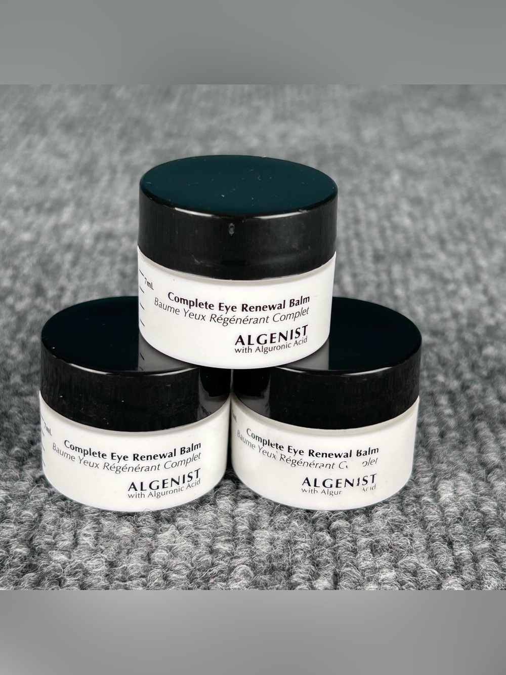 Three ALGENIST Complete Eye Renewal Balm ~ Anti-Wrinkle Cream MINI .25fl oz x 3
